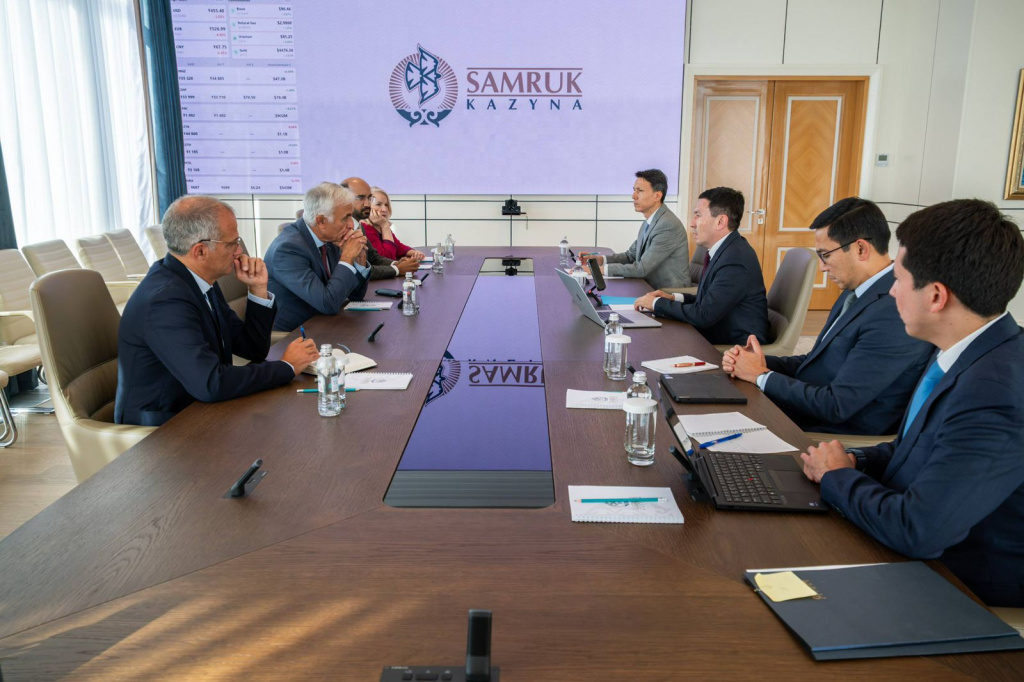 «Самұрық-Қазына» және Orano өкілдерінің кездесуі