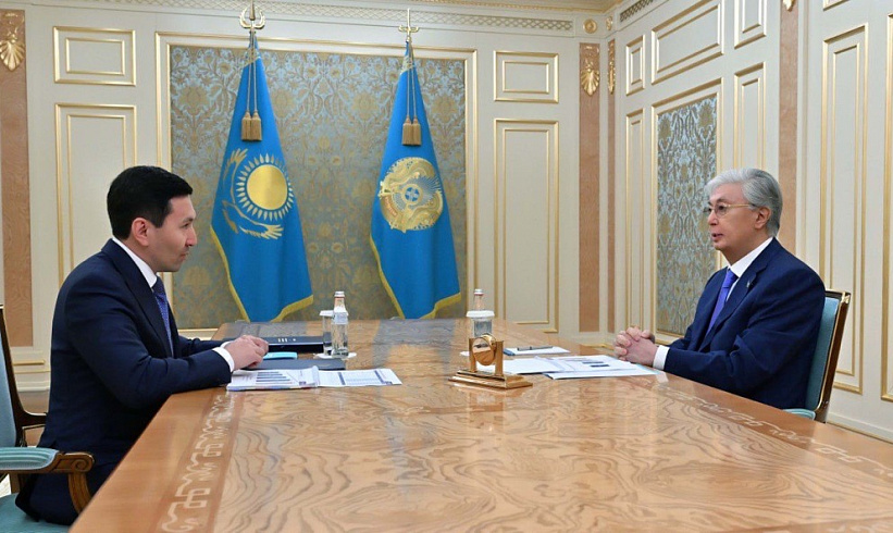 Президент Қасым-Жомарт Тоқаев «Самұрық-Қазына» АҚ басқарма төрағасы Нұрлан Жақыповты қабылдады