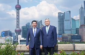 Nurlan Zhakupov met with Xie Wei, President of Shanghai Pudong Development Bank