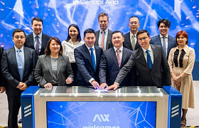 «Самрук-Қазына» провел церемонию листинга первых панда-облигаций на Astana International Exchange