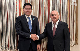 Nurlan Zhakupov, Chairman of the Board of Samruk-Kazyna JSC, met with Shukhrat Vafayev, Executive Director of the Fund for Reconstruction and Development of the Republic of Uzbekistan, in Tashkent