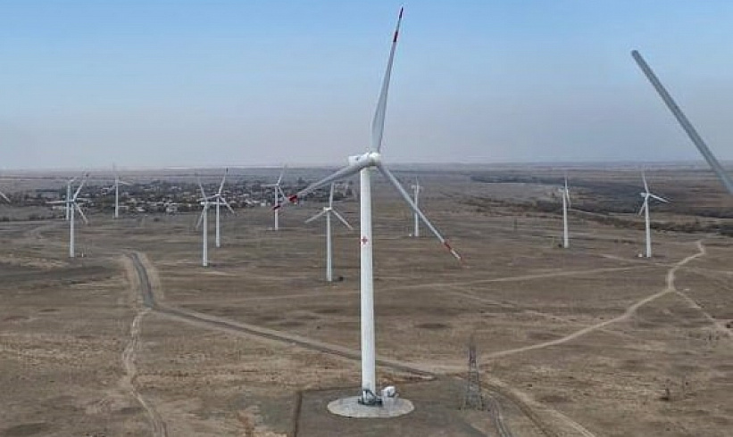 Samruk-Kazyna JSC to have launched a new wind power plant in the Shelek corridor