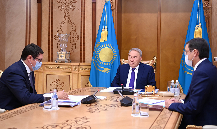 Нұрсұлтан Назарбаев «Самұрық-Қазына» акционерлік қоғамы басқармасының төрағасы Алмасадам Сәтқалиевті қабылдады