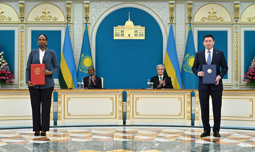 The Samruk-Kazyna Fund and the state body of Rwanda, the Rwanda Mines, Petroleum and Gas Board (RMB), have signed a cooperation agreement.