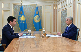 Президент Қасым-Жомарт Тоқаев «Самұрық-Қазына» АҚ басқарма төрағасы Нұрлан Жақыповты қабылдады