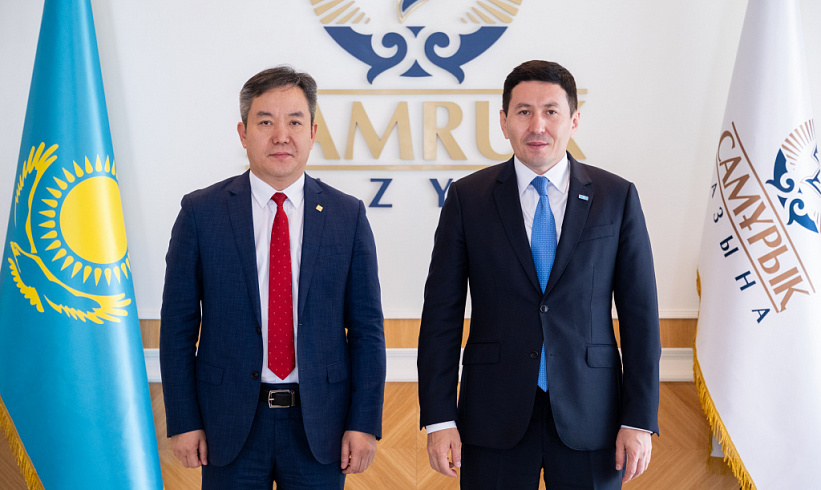 Председатель правления АО «Самрук-Қазына» встретился с руководством China Harbour Engineering Company