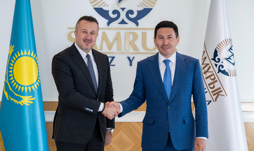 The Head of Samruk-Kazyna, Nurlan Zhakupov, held a meeting with Mr. Goker Kose, President of Almaty International Airport JSC  