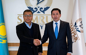 Nurlan Zhakupov, the Head of Samruk-Kazyna, met with Mr. Sun Van Hong, Vice President of the Korean company GS E&C