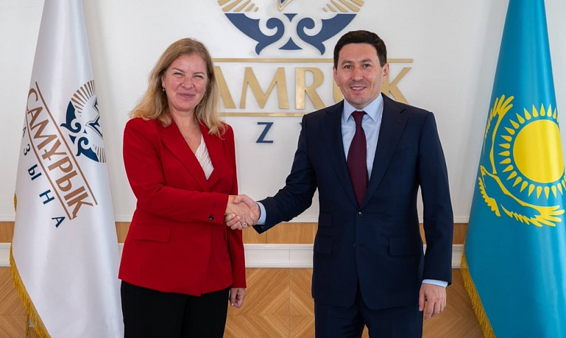 Samruk-Kazyna CEO Nurlan Zhakupov met with EU Ambassador to Kazakhstan Aleška Simkič