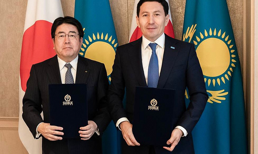 «Самұрық-Қазына» тобының компаниялары Мемлекет басшысының Жапонияға ресми сапары аясында жалпы құны 1,5 млрд доллар болатын 9 құжатқа қол қойды