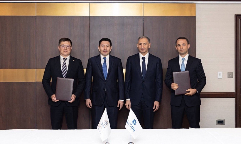 Nurlan Zhakupov, Chairman of the Management Board of Samruk-Kazyna JSC, held a meeting with Rashad Nabiyev, Minister of Digital Development and Transport of Azerbaijan