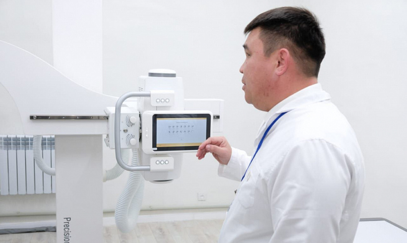 The Samruk-Kazyna Fund to Transfer a Modern X-ray Machine to the Rural Outpatient Clinic
