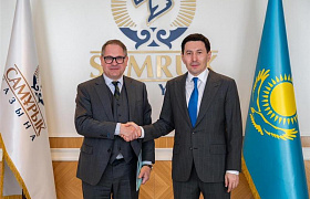 В Жамбылской области дали старт строительству ветропарка «Мирный» мощностью 1 ГВт