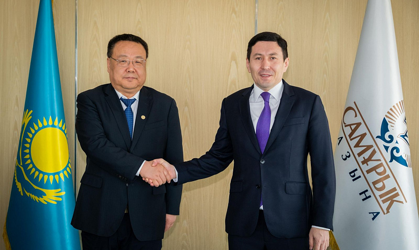 The Head of the Fund, Nurlan Zhakupov, held a meeting with the CEO of the Chinese nuclear corporation CNNC, Mr. Shen Yanfeng.