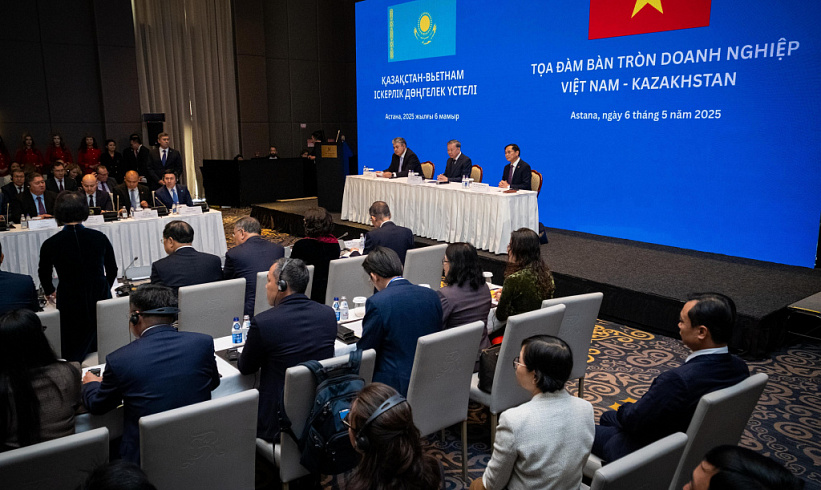Round Table to Have Taken Place in Astana with Participation of Business Communities of Kazakhstan and Vietnam.