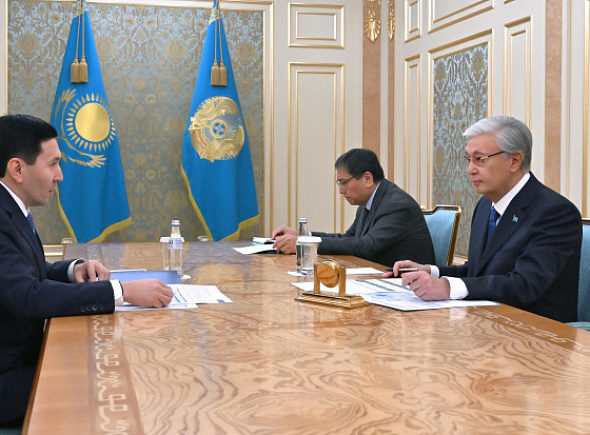 Президент «Самұрық-Қазына» акционерлік қоғамының басқарма төрағасы Нұрлан Жақыповты қабылдады