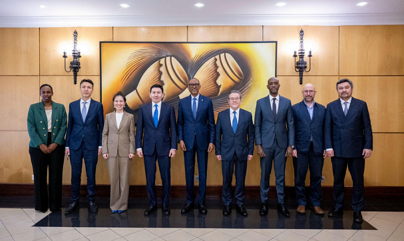 Руанда президенті Пол Кагаме «Самұрық-Қазына» басқарма төрағасы бастаған қазақстандық делегацияны қабылдады