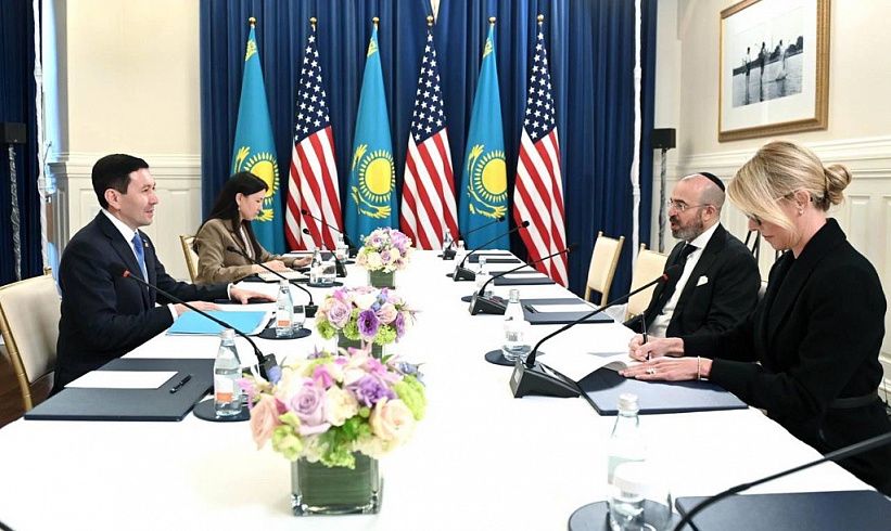 Nurlan Zhakupov, Chairman of the Management Board of Samruk-Kazyna JSC, met with Mr. Pini Althaus, founder and managing partner of Cove Capital, an American investment company, in the United States