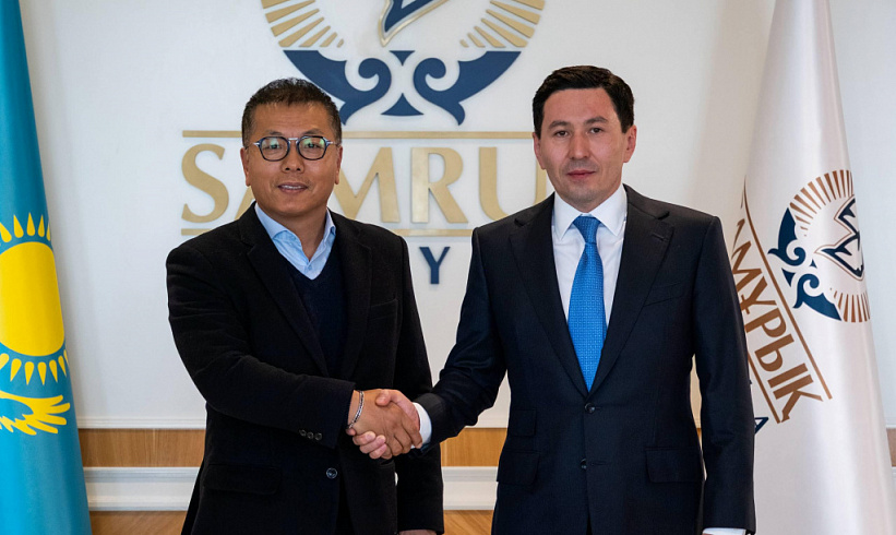 Nurlan Zhakupov, the Head of Samruk-Kazyna, met with Mr. Sun Van Hong, Vice President of the Korean company GS E&C