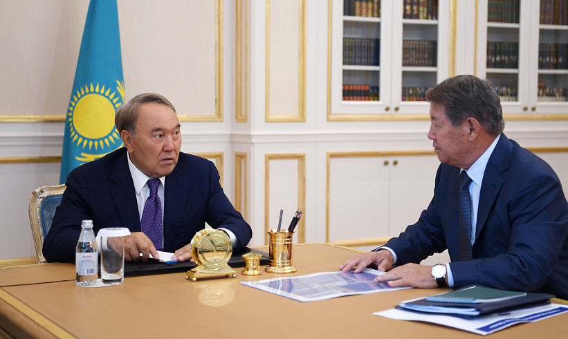 Встреча с председателем правления АО «Самрук-Казына» Ахметжаном Есимовым