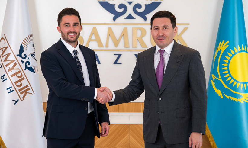Chairman of the Management Board of Samruk-Kazyna JSC Nurlan Zhakupov met with GAMCAP CEO Lewis Gardner