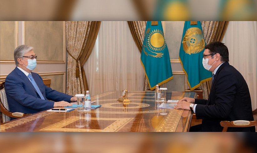 Қазақстан Президенті «Самұрық-Қазына» АҚ Басқарма Төрағасы Алмасадам Сәтқалиевті қабылдады