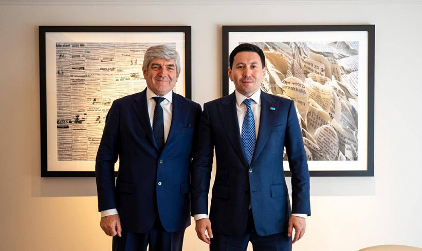 Nurlan Zhakupov, Chairman of the Management Board of Samruk-Kazyna JSC, met with Alessandro Bernini, Chief Executive Officer of the Italian company Maire Tecnimont
