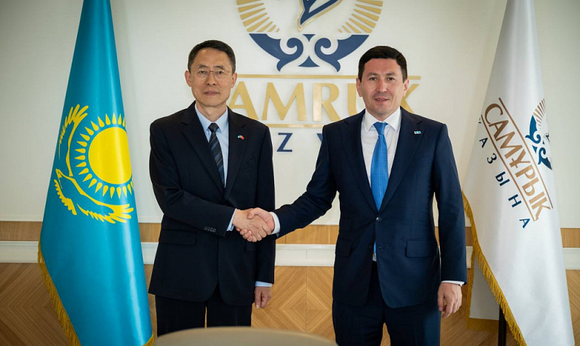 The Head of Samruk-Kazyna Nurlan Zhakupov held a meeting with the PRC Ambassador to Kazakhstan Mr. Han Chunlin