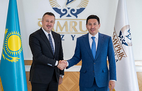The Head of Samruk-Kazyna, Nurlan Zhakupov, held a meeting with Mr. Goker Kose, President of Almaty International Airport JSC  