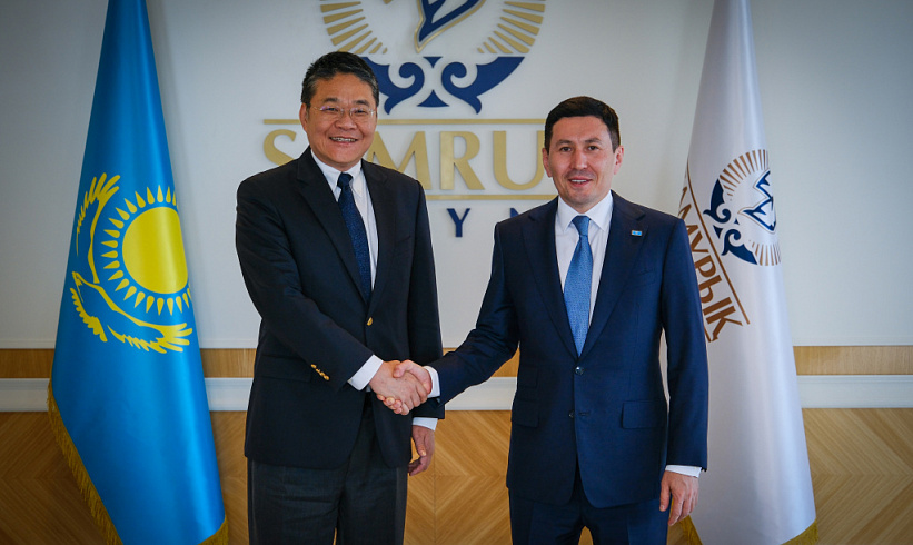 Nurlan Zhakupov met with Kane Xu, Senior Vice President, President of International Business at Envision