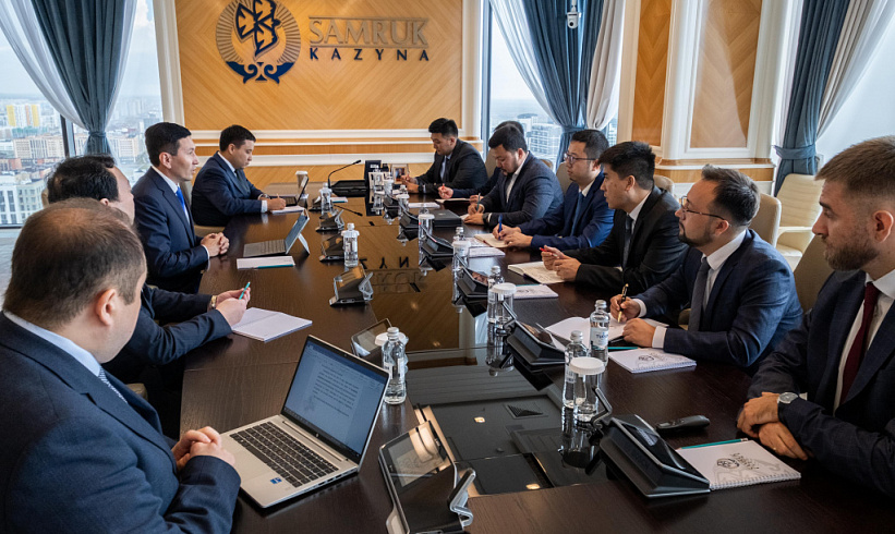 «Самұрық-Қазына» басшысы Нұрлан Жақыпов Huawei Technologies Kazakhstan компаниясының бас директоры Сун Ясюймен кездесті