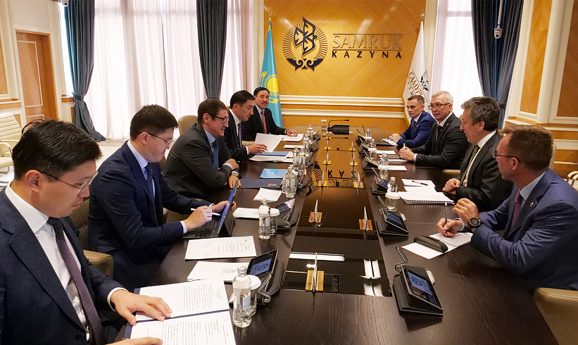 АО «Самрук-Қазына» И ПАО «Татнефть» обсудили вопросы развития сотрудничества 