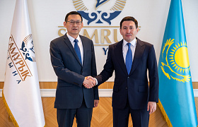 A meeting with the leadership of the China Atomic Energy Authority (CAEA) was held at Samruk-Kazyna.