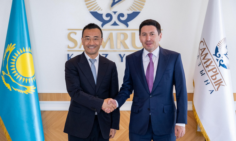 Nurlan Zhakupov, Chairman of the Management Board of Samruk-Kazyna, discussed prospects for further cooperation in digital transformation with Mr. Xue Man, Huawei Vice President 