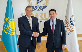 Nurlan Zhakupov, the Chairman of the Management Board of the Fund to Meet with Mr. Rafael Santana, President and CEO of Wabtec Corporation.